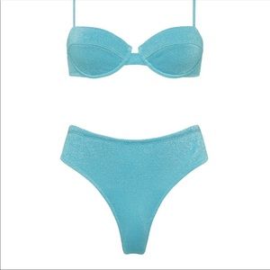 ISO BABY BLUE SPARKLE TRIANGL SIZE M